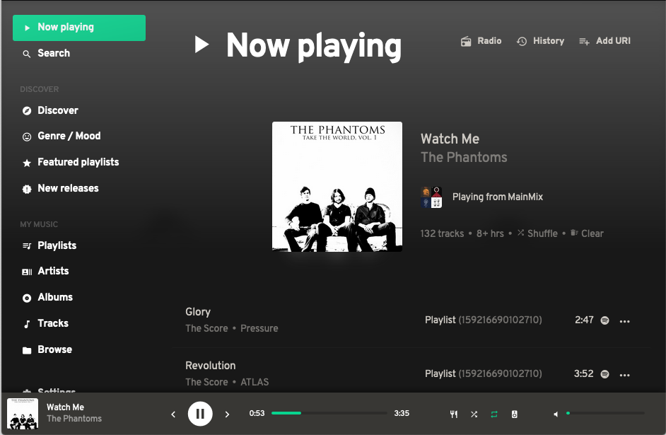 Iris UI Screenshot